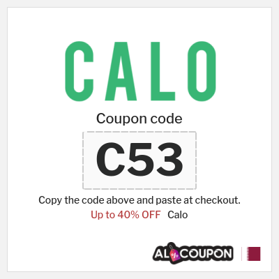Coupon discount code for Calo Up to 40%