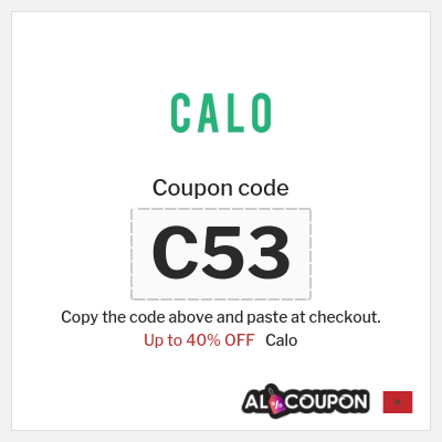 Coupon discount code for Calo Up to 40%
