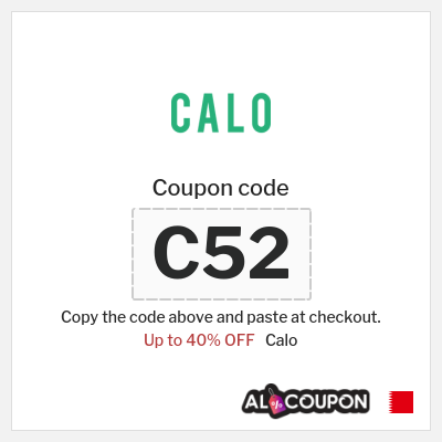 Coupon discount code for Calo Up to 40%