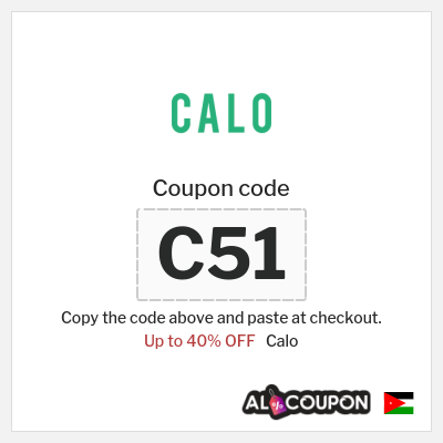 Coupon discount code for Calo Up to 40%
