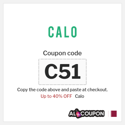 Coupon discount code for Calo Up to 40%