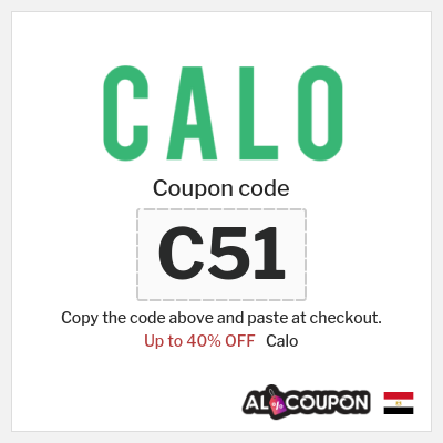 Coupon discount code for Calo Up to 40%