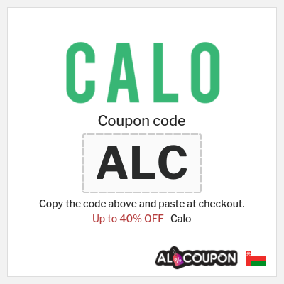 Coupon discount code for Calo Up to 40%