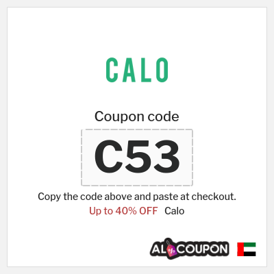 Coupon for Calo (C53) Up to 40% OFF
