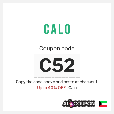 Calo Coupon (C52) Calo discount code 2025