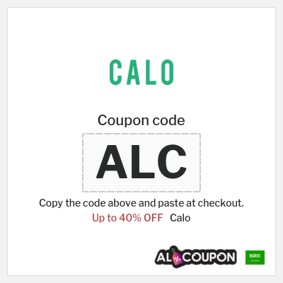 Coupon for Calo (ALC) Up to 40% OFF