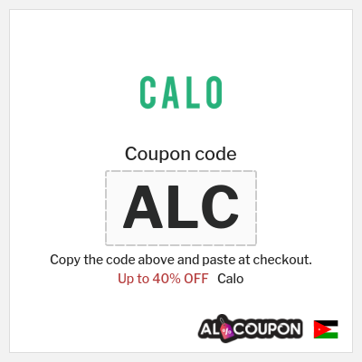 Calo Coupon (ALC) Calo discount code 2026