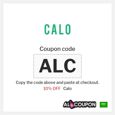 Coupon for Calo (ALC) 10% OFF