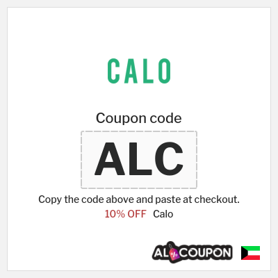 Coupon for Calo (ALC) 10% OFF