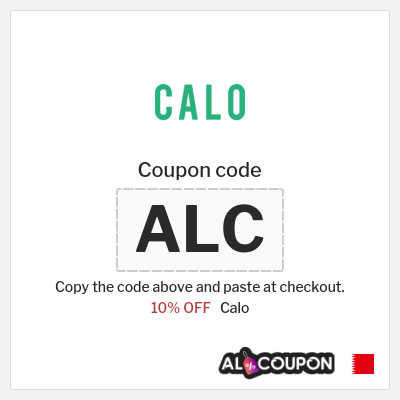 Calo Coupon (ALC) Calo promo code