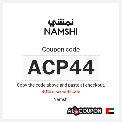 Coupon for Namshi (ACP44) 30% discount code