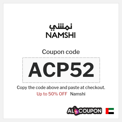Namshi Coupon (ACP52) Namshi voucher code