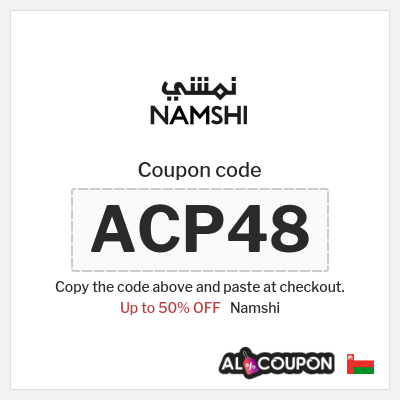 Namshi Coupon (ACP48) Namshi Voucher Code