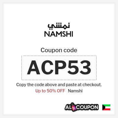 Namshi Coupon (ACP53) Namshi Voucher Code