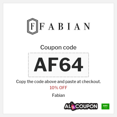 Coupon discount code for Fabian 10% OFF