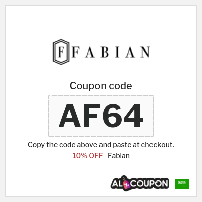 Coupon for Fabian (AF64) 10% OFF