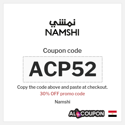 Coupon for Namshi (ACP53) 30% OFF promo code