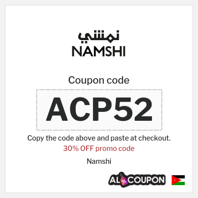 Coupon for Namshi (ACP53) 30% OFF promo code