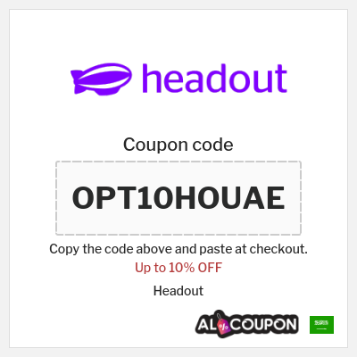 Coupon discount code for Headout Up to 10% OFF