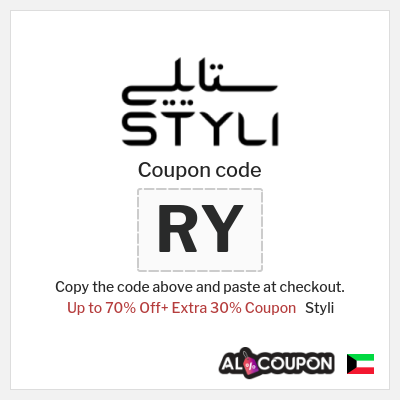 Coupon for Styli (Z31) Up to 70% Off+ Extra 30% Coupon