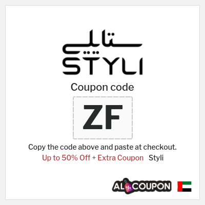 Coupon for Styli (ZF) Up to 50% Off + Extra Coupon