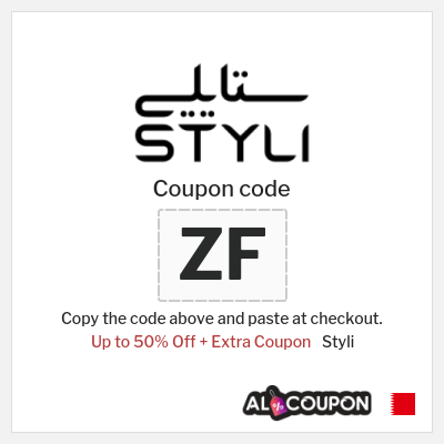 Coupon for Styli (ZF) Up to 50% Off + Extra Coupon