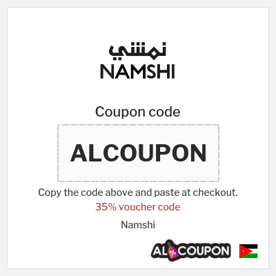 Coupon for Namshi (ALCOUPON) 35% voucher code