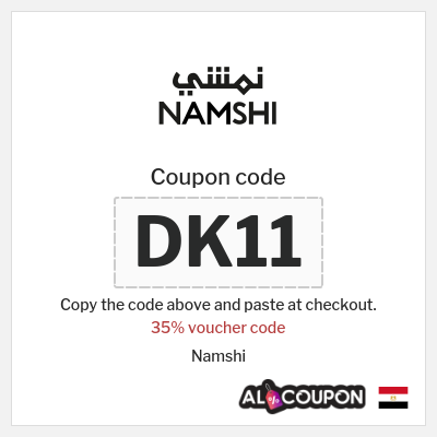 Coupon for Namshi (DK11) 35% voucher code