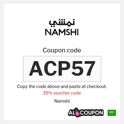 Coupon for Namshi (ACP32) 35% voucher code