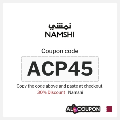 Namshi Coupon (ACP45) Namshi coupon code 2025