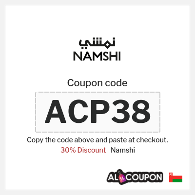 Namshi Coupon (ACP38) Namshi coupon code 2025