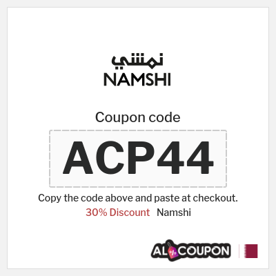 Namshi Coupon (ACP44) Namshi coupon code 2026