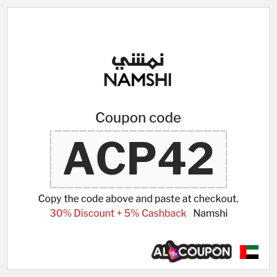 Namshi Coupon (ACP42) Namshi Coupon Code 2026