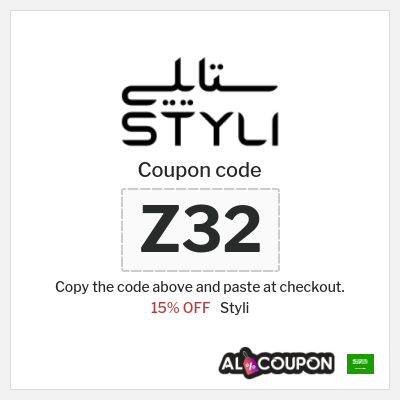 Coupon for Styli (Z40) 15% OFF