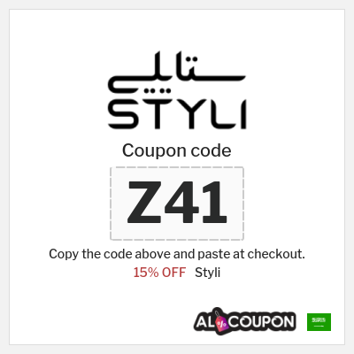 Styli Coupon (Z41) Styli Discount Code 2026