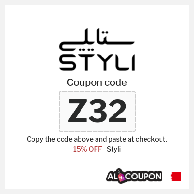 Coupon for Styli (Z40) 15% OFF