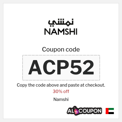 Coupon for Namshi (ACP57) 30% off