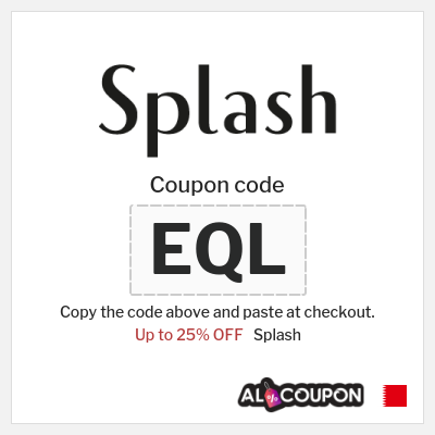 Splash Coupon (EQL) Splash discount code 2025