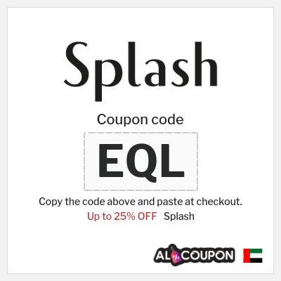 Splash Coupon (EQL) Splash discount code 2025