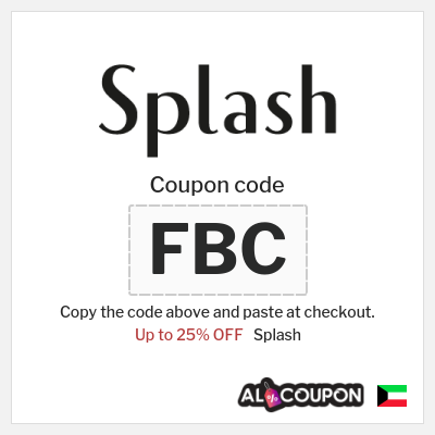 Splash Coupon (FBC) Splash discount code 2025