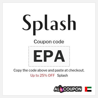 Splash Coupon (EPA) Splash discount code 2026