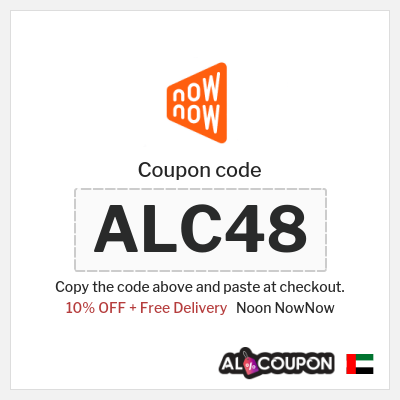 Noon NowNow Coupon (ALC48) Now Now coupon code 2025