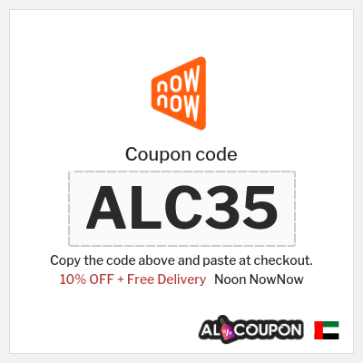 Noon NowNow Coupon (ALC35) Now Now coupon code 2026