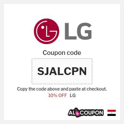Coupon discount code for LG 15% OFF