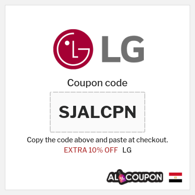 Coupon discount code for LG 15% OFF