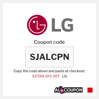 Coupon discount code for LG 15% OFF