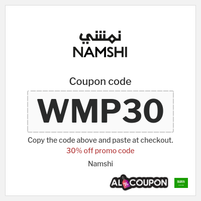 Coupon for Namshi (WMP30) 30% off promo code