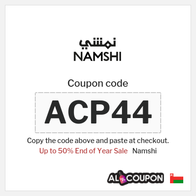 Namshi Coupon (ACP44) Top Namshi End of Year Discount Code 2026
