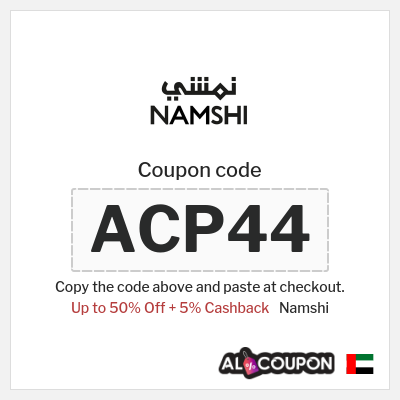 Namshi Coupon (ACP44) Namshi Discount Code April 2026