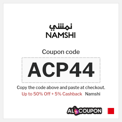 Namshi Coupon (ACP44) Namshi Discount Code April 2026